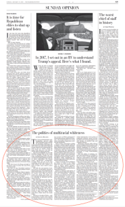 C's op-ed in Washington Post Sunday 1-17-21 highlighted copy
